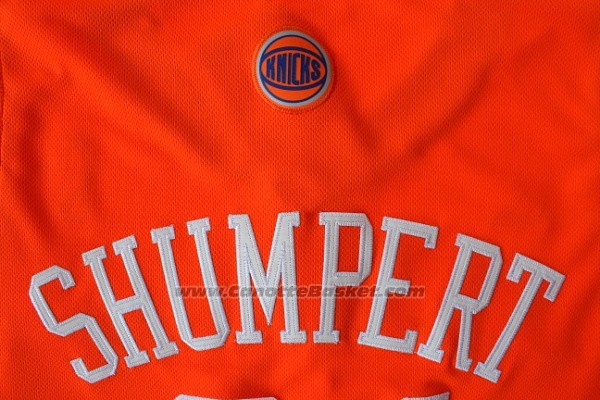 Maglia New York Knicks Iman Shumpert #21 Arancione